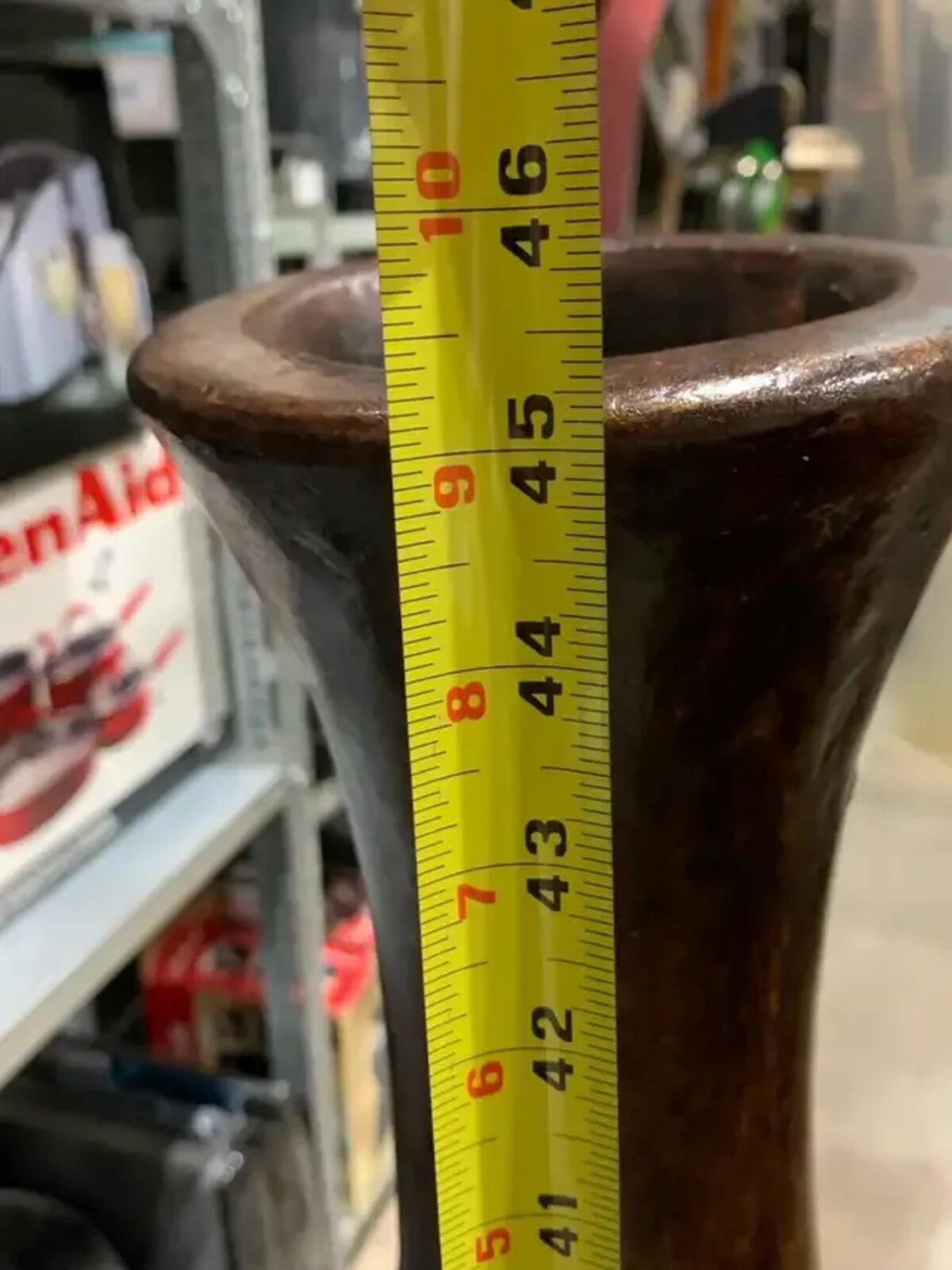 Large 45” Earth Toned Vase