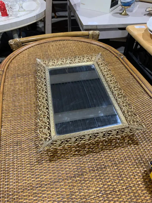 Vintage Mirrored Vanity Tray