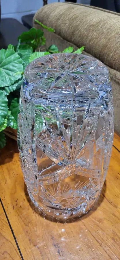 Lead Crystal Vase Large
