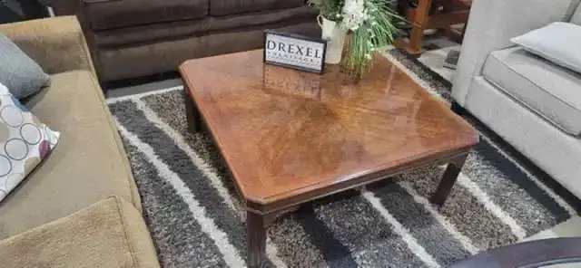 Dark wood Drexel Heritage Coffee Table
