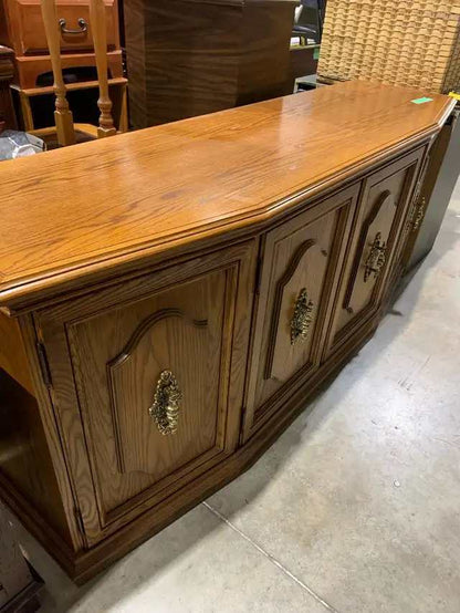 Oak Sideboard Credenza