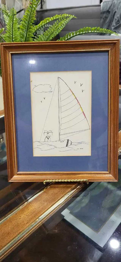 Pass Tyme Creations O.K. Noggins Framed Art