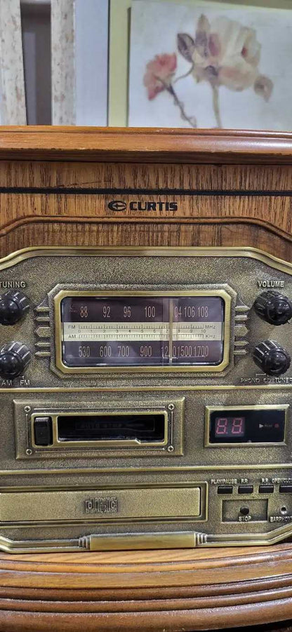 Curtis RCD820 Vintage Style Music Center - Fully Functional