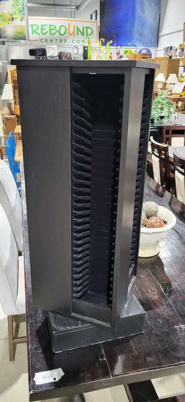 Spinning CD Rack with 4 Sides