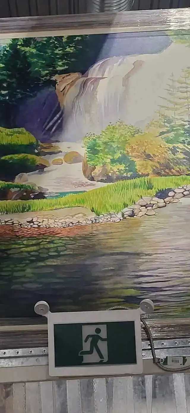 B.A. Norman Landscape Painting - Large Canvas