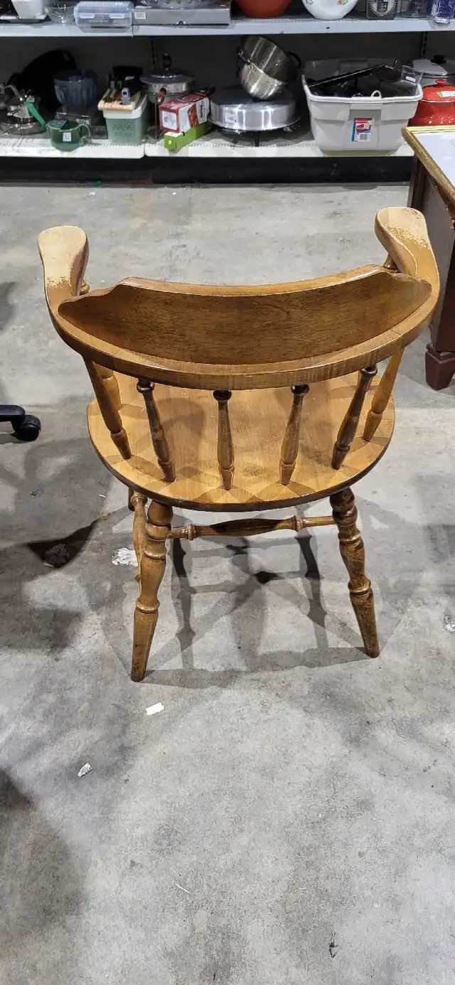 Solid Wood Captain Chair