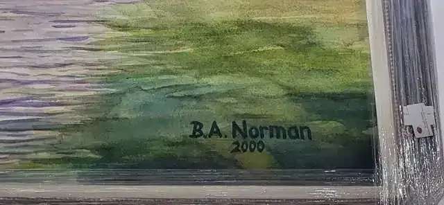 B.A. Norman GIANT Landscape Painting - Wall Sized -