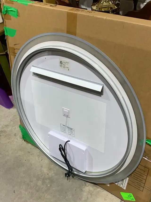 36” LED Round Bathroom Mirror - 2 available