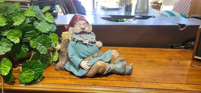 Toad Hollow Garden Gnome - "Snoring Merlin"