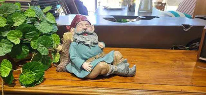 Toad Hollow Garden Gnome - "Snoring Merlin"