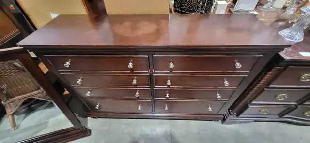 Darkwood Dresser with Mirror