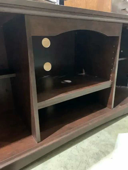 Media Console Table with Butterfly Doors