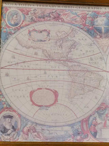 Henricus Hondius Nova Totivs Terrarvm Map