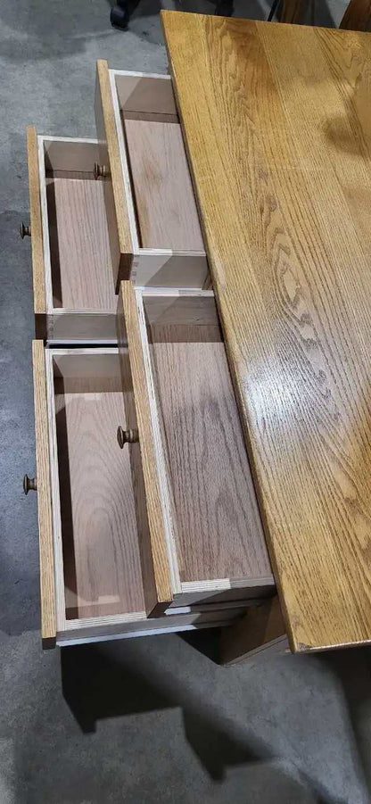 Oak Coffee Table with Four Drawers