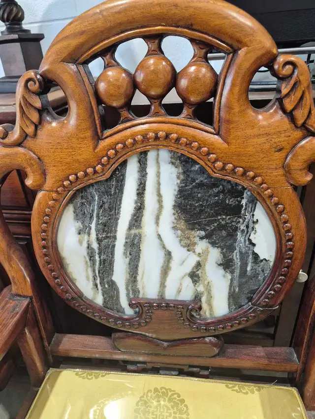Chinese Marble Accent 3 Piece Set