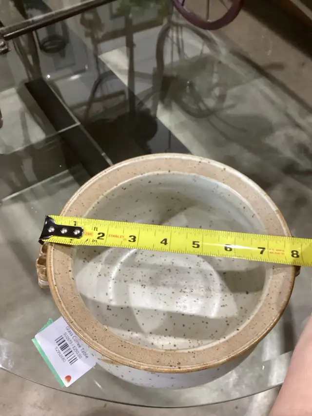 Stoneware Covered Casserole Dish and Mug
