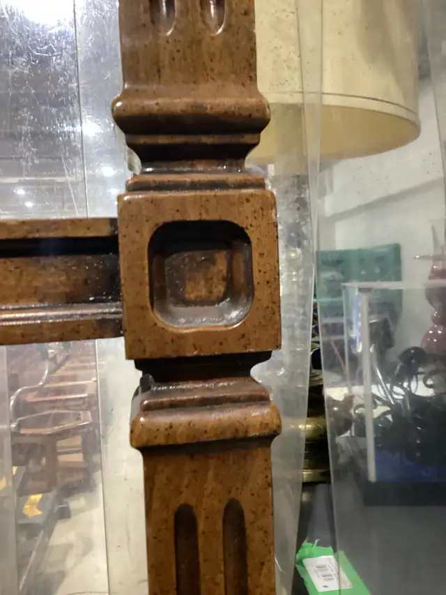 7’ Vintage Tall Wooden Shelf