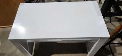 White Metal Rolling Utility Cart