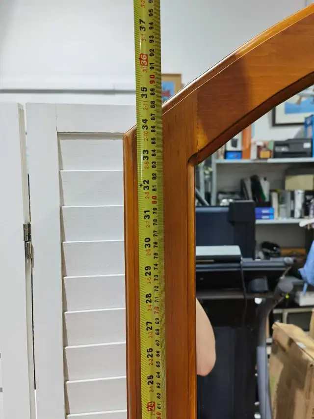 Solid Wood Dresser with Mirror