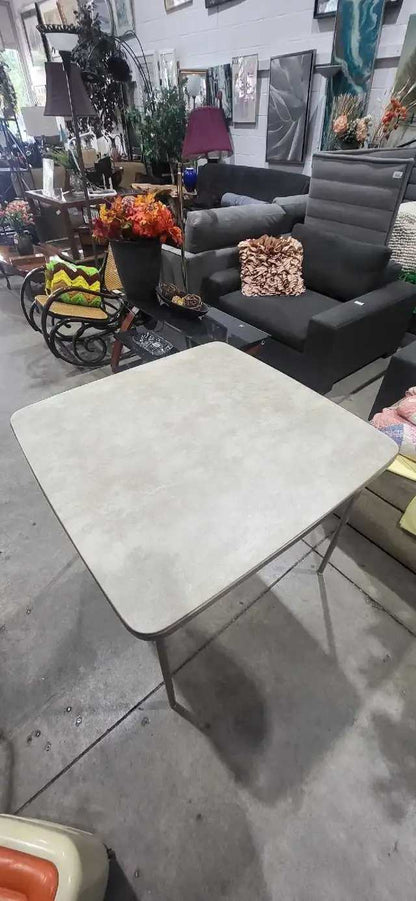 Folding Square Card Table with Locking Legs