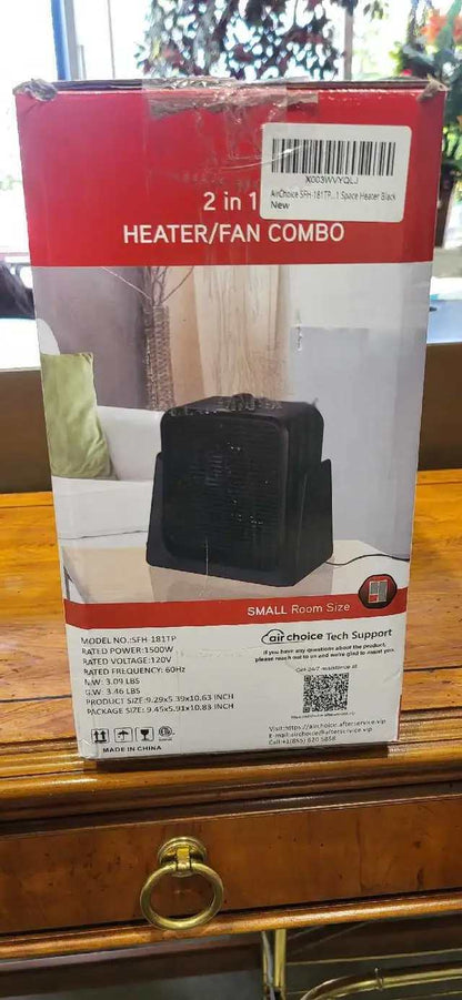 Air Choice 2 in 1 Heater and Fan Combo