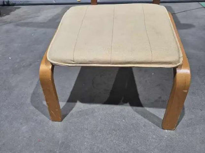 IKEA Poang Chair and Ottoman
