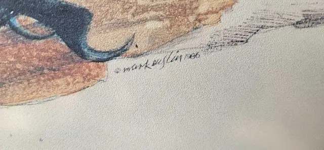 Mark Deslin Eagle Print - 1986