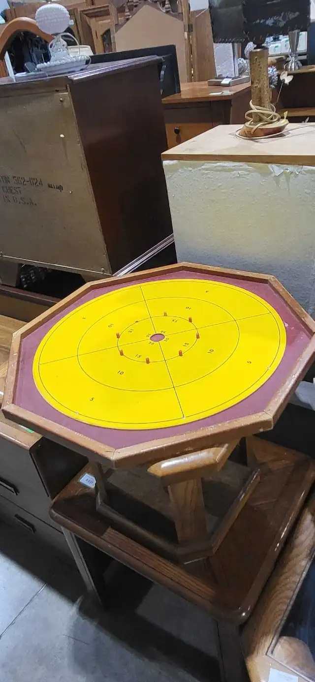 Octagonal Reversible Game Table