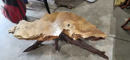 Coffee Table - Natural Live Edge Root