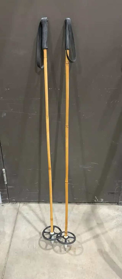 49" Vintage Bamboo Ski Poles