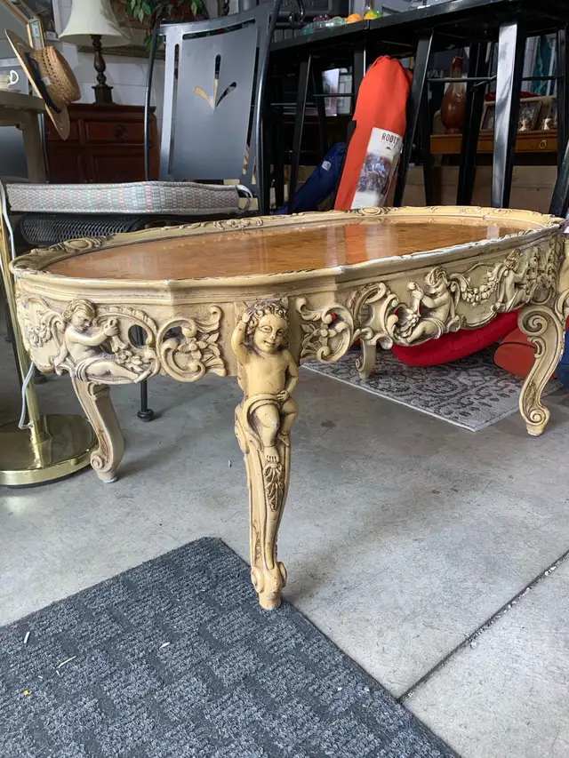 Italian Oval Coffee Table