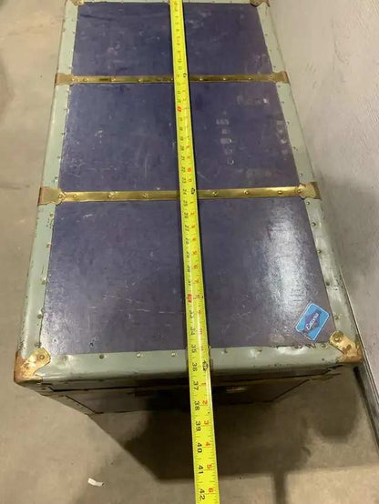 Vintage Purple Storage Trunk