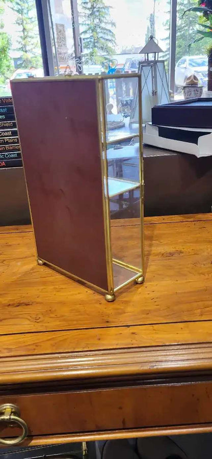 Brass and Glass Display Case