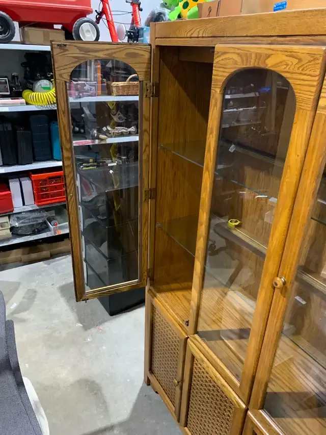 House of Braemore Oak Display Cabinet