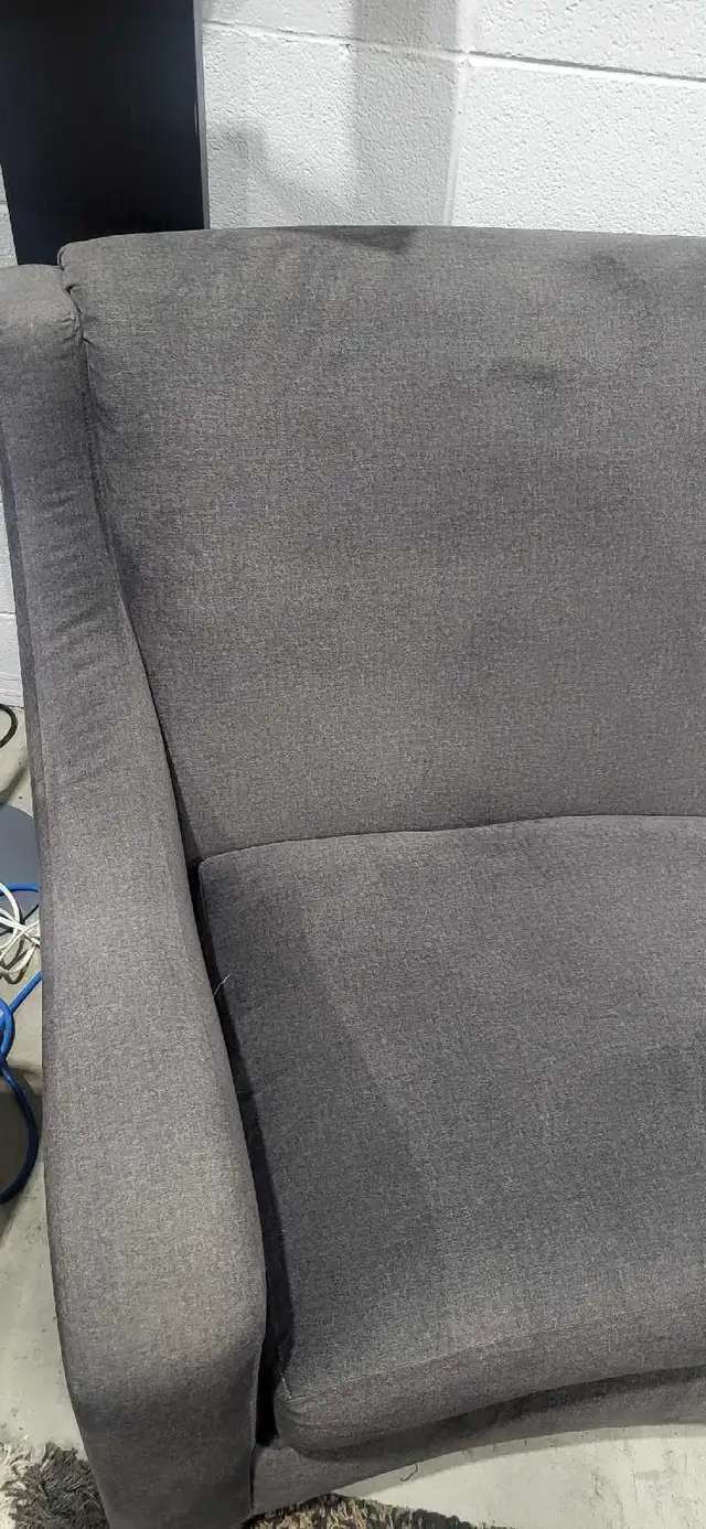 Curved Sectional Sofa - Grey