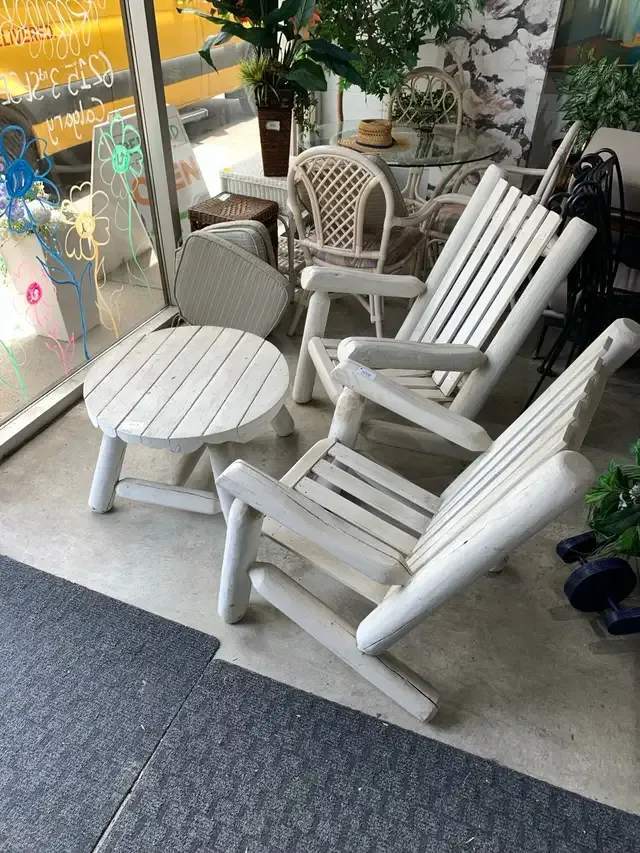 Log Bistro 3 Piece Set