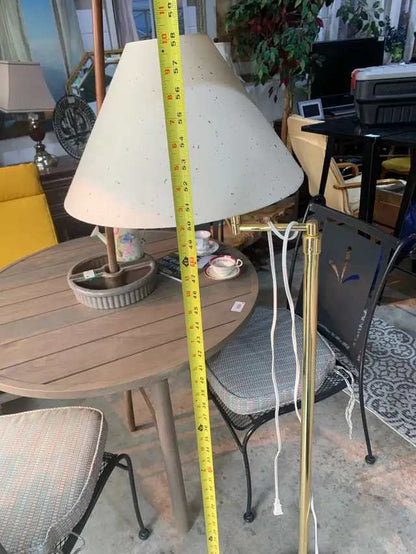 Adjustable Brass Floor Lamp