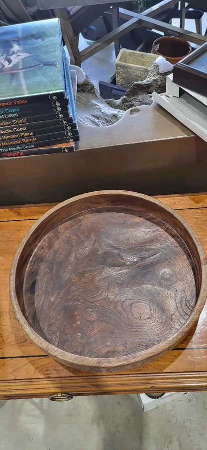 Handcrafted Wooden Tray Tea Stain