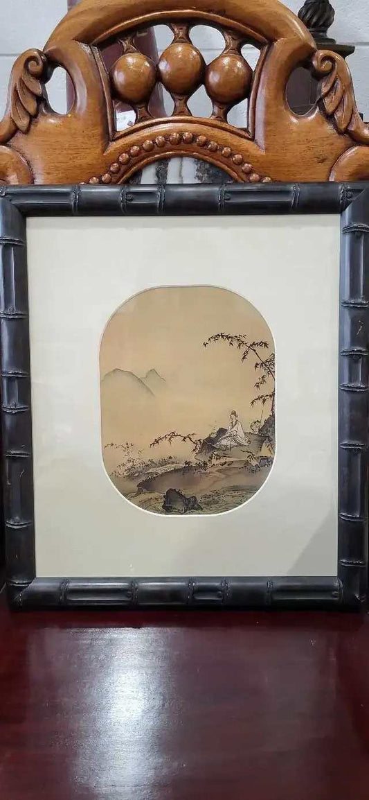 Asian Inspired Framed Landscape Print
