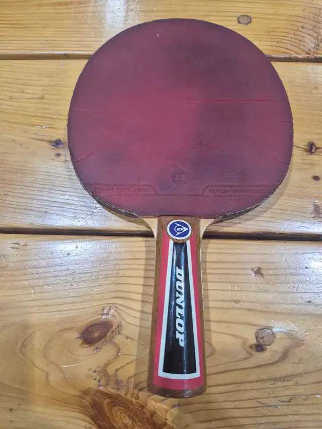 Vintage Dunlop Barna Super Table Tennis Racket