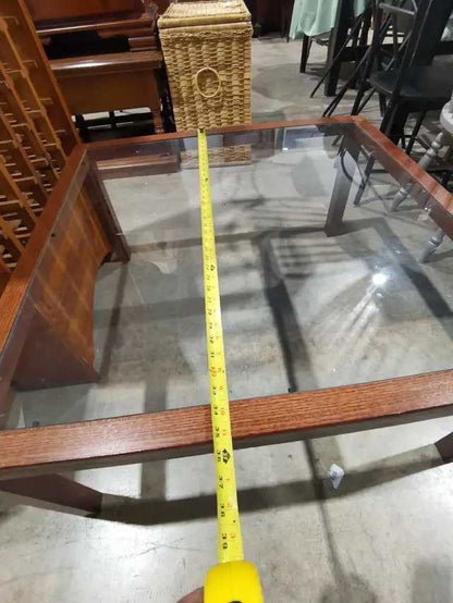 Wood and Glass top Coffee Table