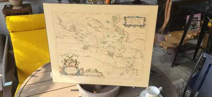 Vintage Sterlinensis Prefectvra Map Print
