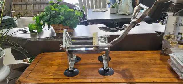 Commercial Potato Cutter with Multiple Size Blades