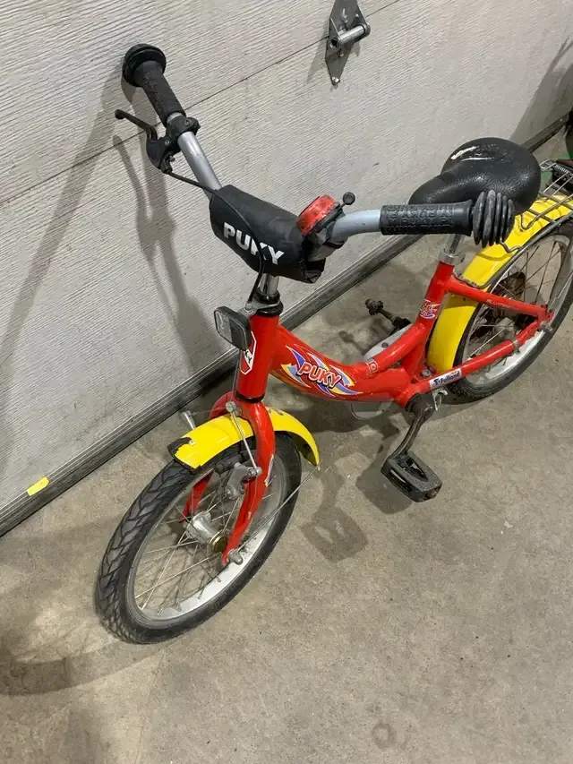 Children’s Red and Yellow Bicycle