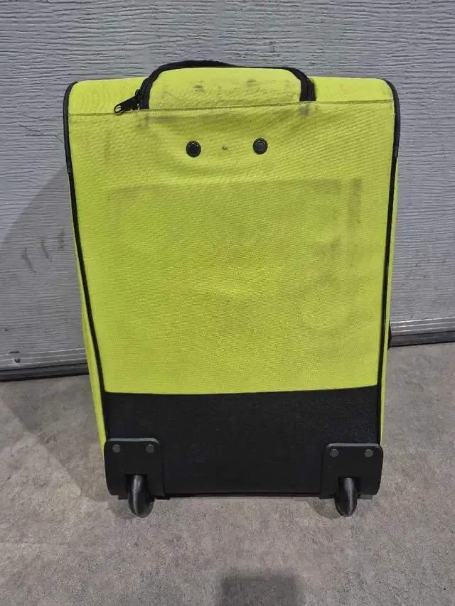 Neon Yellow Tracker Rolling Luggage