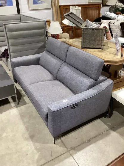 Modern Grey Power Reclining Sofa