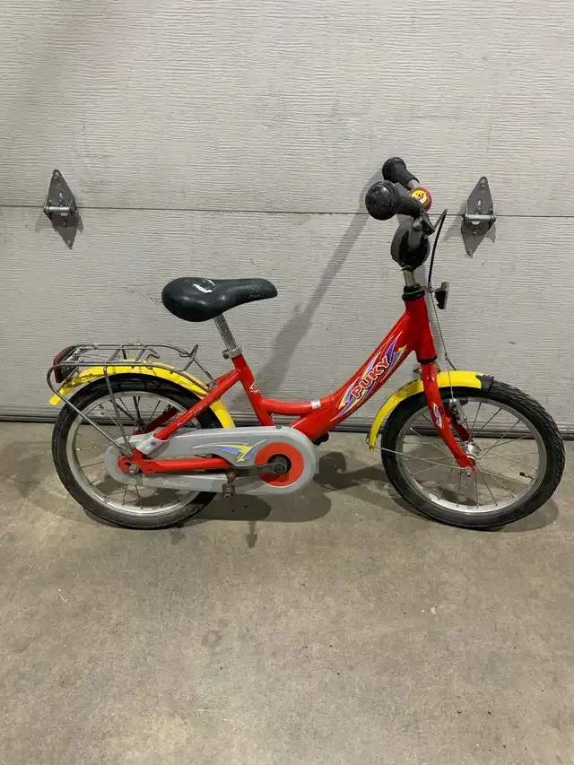 Children’s Red and Yellow Bicycle
