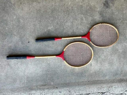 Chien Kong Vintage Wooden Badminton Rackets