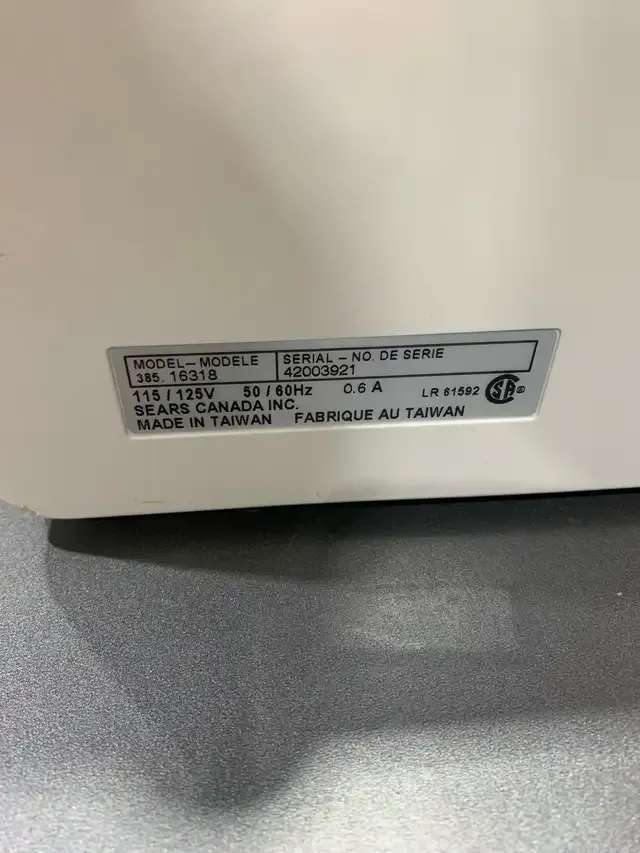 Kenmore Sewing Machine - Power Tested