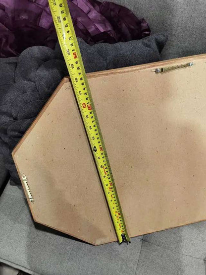 Octagonal Wood Framed Mirrors (set)